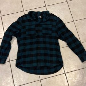 Black and turquoise flannel from H&M size XL in mens